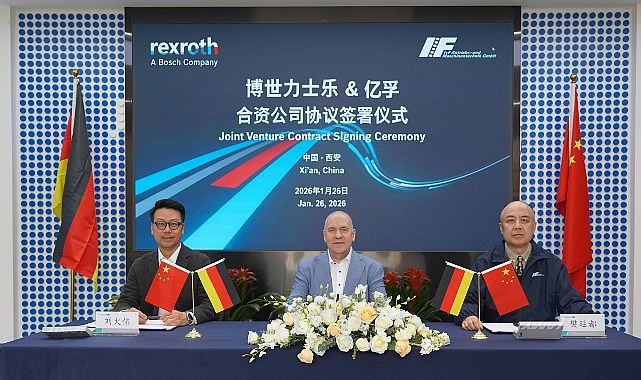 Bosch Rexroth ve Xi’an IF Intelligent Equipment’in Küresel EMA Ortaklığı: Off-Highway İçin Yeni Nesil Elektromekanik Aktüatörler