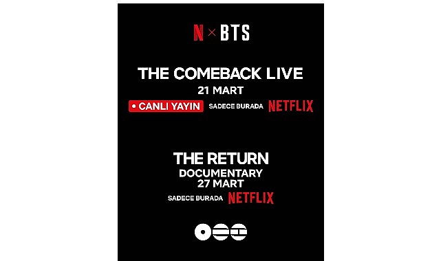 BTS: ARIRANG Canlı Yayını ve THE RETURN Belgeseliyle Netflix’te Global Büyük Dönüş