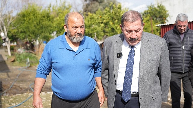 Çandır Mahallesi’ndeki Yangında Ziyaret ve Ailenin Yanında Olma Sözü