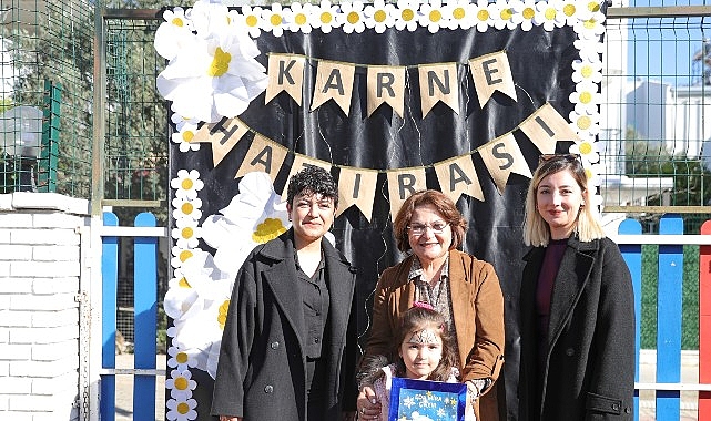 Didim Belediyesi Deniz Yıldızları Kreşi Karne Sevinci: Öğrenciler Başkan Hatice Gençay ile Karnelerini Aldı