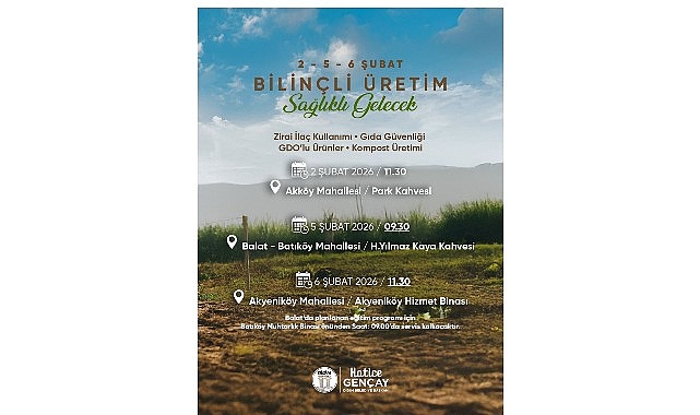 Didim’de Bilinçli Üretim İçin Belediyeden Eğitim Programı: Sağlıklı Gelecek İçin Bilinçli Adımlar