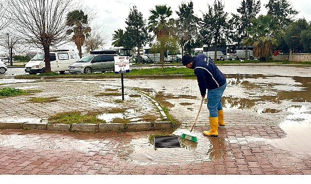 Didim’de Kuvvetli Yağışlara Eşlik eden Proaktif Eylem Planı: Tüm Birimler Görev Başında