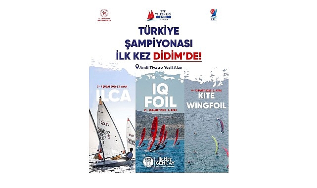 Didim’de TYF Yelken Ligi: ILCA, IQ Foil ve Formula Kite–Wingfoil İçin Heyecan Dolu Takvim