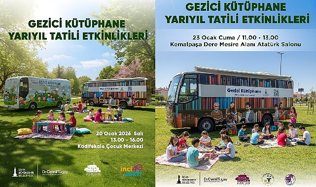 Gezici Kütüphane ile Yarıyıl Tatilinde Kırsalda Kültür ve Sanat Yolculuğu