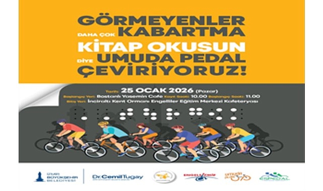 Görme Engelliler İçin Kabartma Kitaplara Erişimi Destekleyen Bisiklet Etkinliği: Umuda Pedal Çeviriyoruz