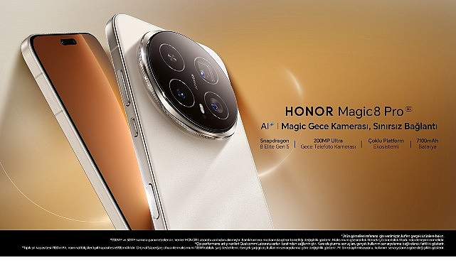 HONOR Magic8 Pro: Türkiye’ye Özel Yapay Zeka Destekli Amiral Gemisi Lansmanı ve Kameradan Performansa Yeni Nesil Deneyim