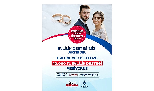 İBB Evlilik Desteği Artırımı: 40 Bine Çıkan Destek ve Başvuru Kanalları