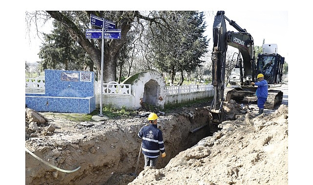 İncirliova İkizdere Mahallesi’ne Yağmur Suyu Hattı Yatırımı Başladı