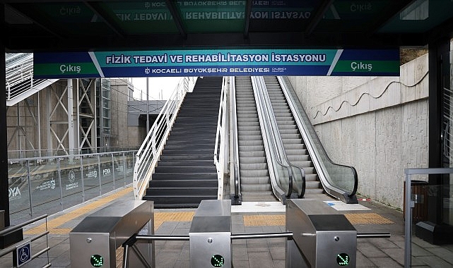 Kocaeli Şehir Hastanesi FTR İstasyonu Yürüyen Merdiveni 1 Hafta İçin Bakıma Alınıyor
