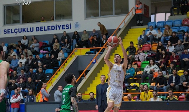 Konya Büyükşehir Belediyespor, Darüşşafaka Lassa’yı İç Sahada Farklı Yendi: 84-55