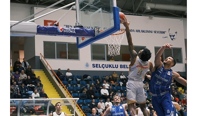 Konya Büyükşehir Belediyespor, Kocaeli Büyükşehir Belediye Kağıtspor’u 77-71 mağlup ederek zirve takibini sürdürdü