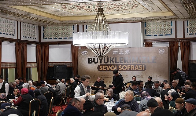Konya Büyükşehir’in Huzurevi Misafirleri İçin Sevgi Sofrası Etkinliği