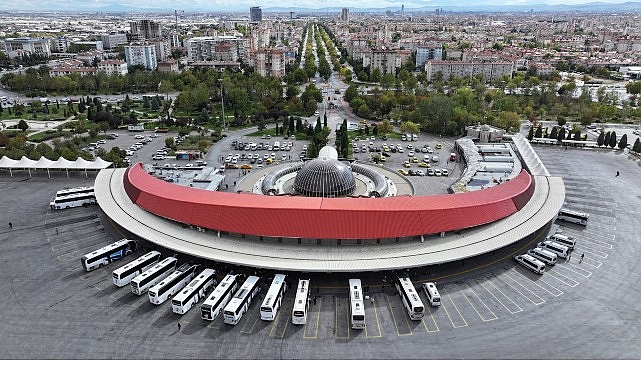 Konya Otogarı ve İlçe Terminallerinde 2025 Yoluşlu Yoğun Yolcu Trafiği ve Hizmetler