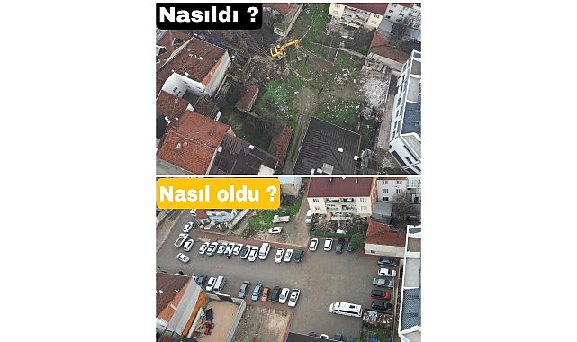 Mahmudiye’de Kamulaştırma Sonrası 2.100 m2’lik Otopark ve Trafik Kolaylığı