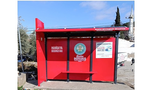 Manisa’da Durak Yenileme Seferberliği: 2026 Yatırım Planı Kapsamında 25 Sac Panel Durak Tamamlandı