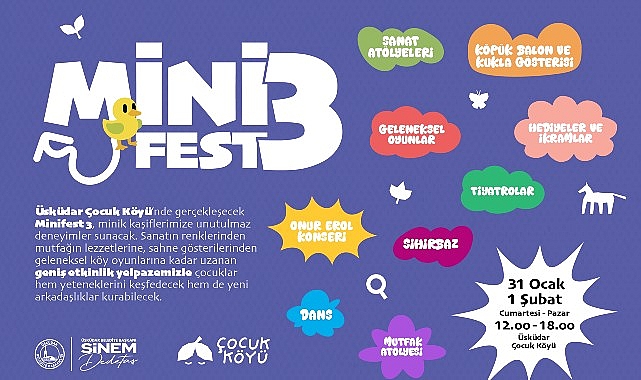 MiniFest 3: Üsküdar’da Üçüncü Yıl Heyecanı ve Ücretsiz Ring Seferleriyle Çocuk Şenliği