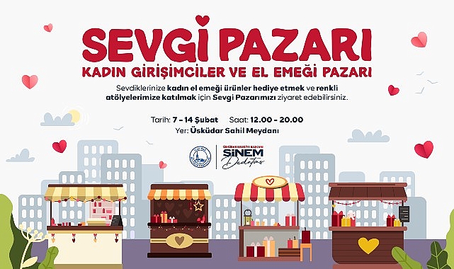 Sevgiyi Ziyarete Dönüştüren Sevgi Pazarı: Üsküdar Sahilinde 07–14 Şubat