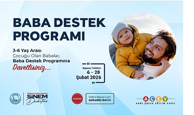 Üsküdar’da Baba Destek Programı: Ücretsiz, 13 Haftalık Ebeveynlik Atölyesi