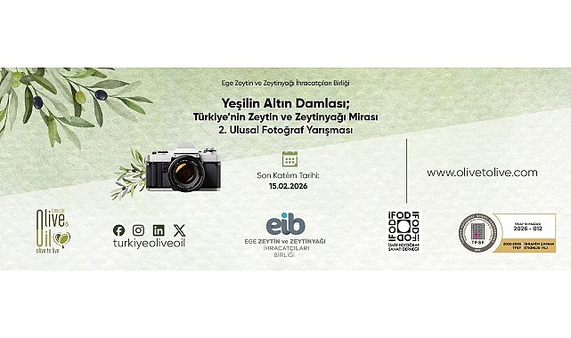 Yeşilin Altın Damlası: Türkiye’nin Zeytin ve Zeytinyağı Mirasını Görselde Buluşturan Ulusal Fotoğraf Yarışması