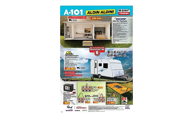 A101’de Tiny House ve Karavan ile Mobilite Fırsatları: Büyük Ekran ve Beyaz Eşyalarda Kaçırılmayan İndirimler