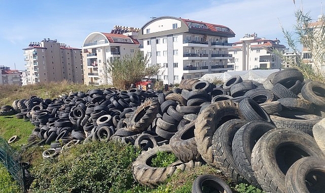 Alanya’da Atık Lastikler Yeniden Değerlendirmeyle Doğa ve Ekonomi İçin Değerleniyor