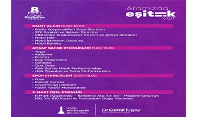 Aramızda Eşitlik Var: Izmir’de 6-8 Mart Etkinlikleri ve Dayanışma Günleri
