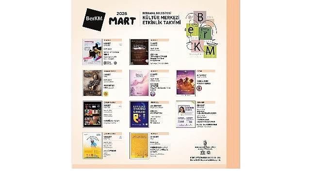 Bergama’da Mart Ayı Kültür Akışı: Tiyatro, Müzik, Sergi ve Seminerlerle Dolu Bir Program