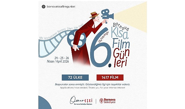 Bornova’da Uluslararası Kısa Film Günleri: 72 Ülke, 1417 Başvuruyla Başladı