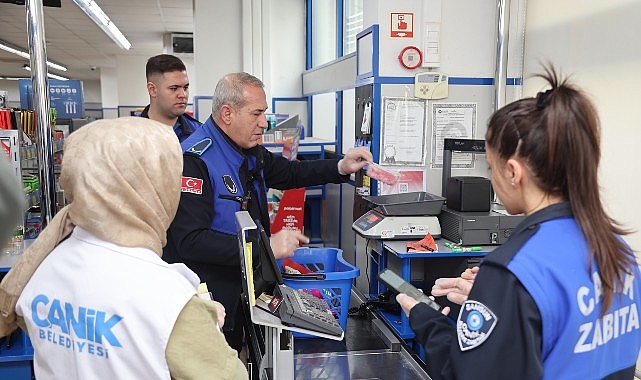 Canik’te Market Denetimleri: Ramazan İçin Hijyen ve Ürün Uygunluğu Ön Planda