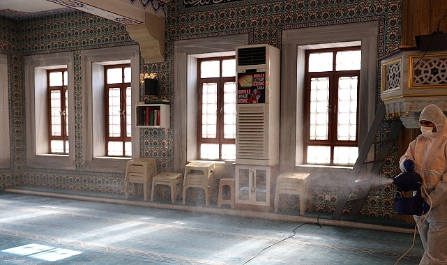 İstanbul Bayrampaşa’da Ramazan Öncesi Camilerde Kapsamlı Dezenfekte Seferberliği