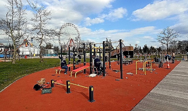 İzmit Millet Bahçesi’ne Modern Spor Alanları: Crossfit İstasyonu ve Kültür-Fizik Aletleriyle Yeni Dönem