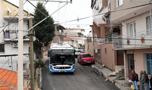 Konak Çobançeşme’de Erişilebilir Toplu Ulaşım İçin Yol Düzenlemesi ve Alçak Tabanlı Otobüsler Hizmete Başladı
