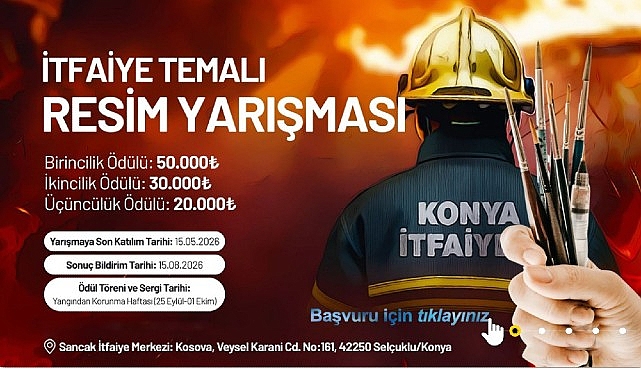 Konya Büyükşehir Belediyesi İtfaiye Temalı Resim Yarışması: Öğrenciler İçin Katılım ve Ödüller