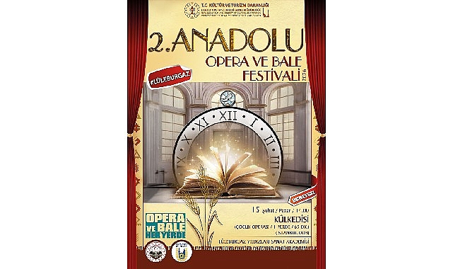 Lüleburgaz’da Külkedisi ve Apollo ile Dafne İki Eserle Opera ve Bale Günleri