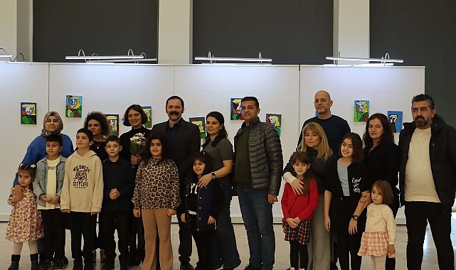 Maltepe’de 7–12 Yaş Arası Çocukların Resim Sergisi Prof. Dr. Türkan Saylan Kültür Merkezi’nde Açıldı