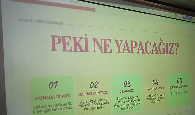 Medya Okuryazarlığı ve Dijital Güvenlik: İzBB İşBirliğiyle Gerçekleşen Eğitim Programı