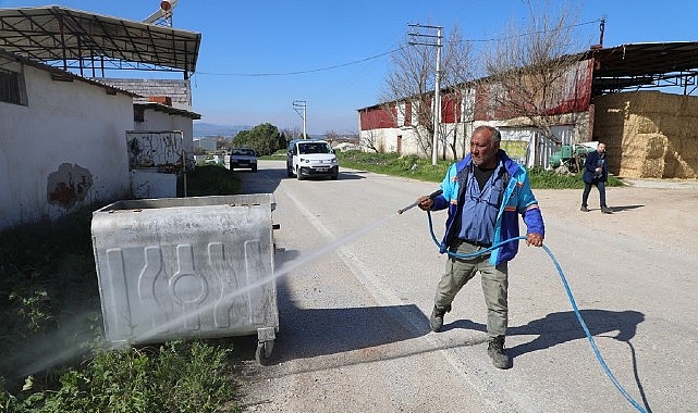 Menderes Belediyesi Yabancı Ot Mücadelesini 5 Ekiple Hızlandırdı