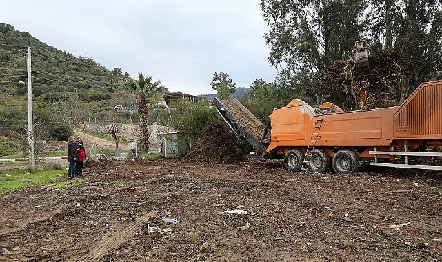 Menderes’ten Bahçe Atıklarını Değerli Yakıta Dönüştüren Çevreci Proje