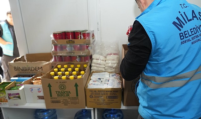 Milas Belediyesi Ramazan Dayanışması: Gıda Kolileriyle Ailelere Umut