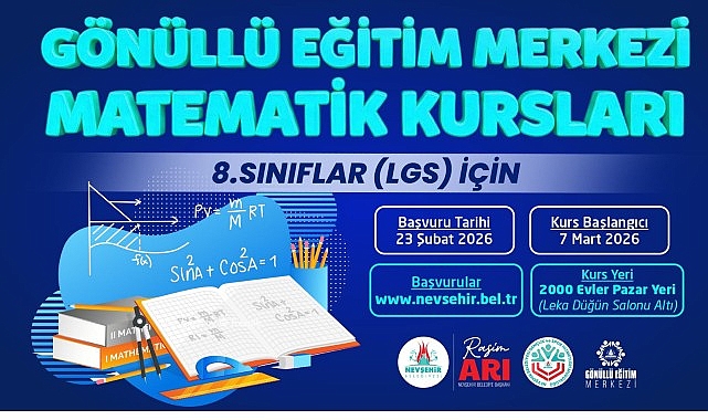 Nevşehir’de Gönüllü Eğitim Merkeziyle Ücretsiz Kurs Fırsatları Başladı