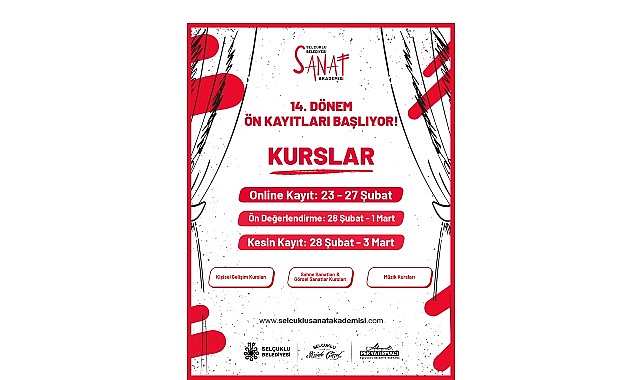 Selçuklu Sanat Akademisi 14. Dönem Online Ön Kayıtları Başladı
