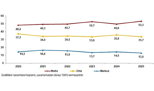 Türkiye’de Yaşam Memnuniyeti 2025: Mutluluk Dağılımı ve Yaş Grubu Etkileri