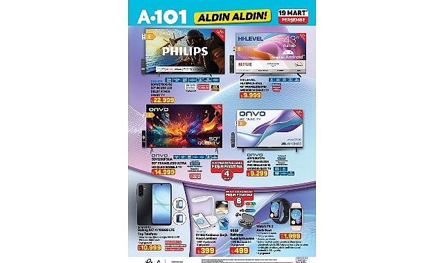 A101’in Teknoloji ve Ev Aletleri Fırsatları: 13.500’ün Üzerinde Market ve 1.200’den Fazla Tedarikçiyle Gelen Güncel İndirimler
