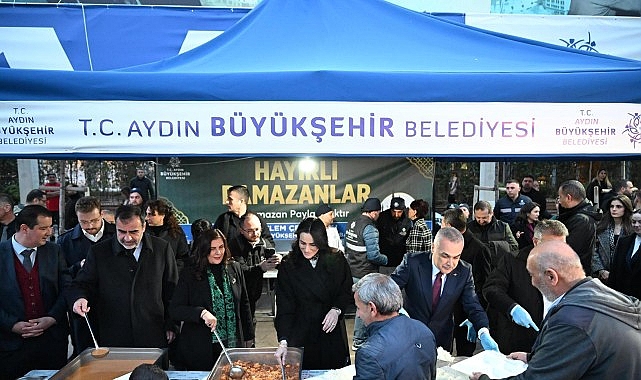 Aydın Büyükşehir Belediyesi İftar Sofralarında Dayanışma ve Bereket Dolu Anlar