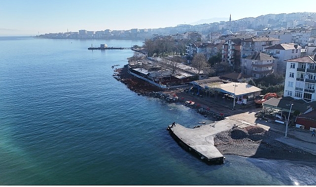Gölcük Değirmendere İçin Dalga Kırıcı Set Yatırımı Yaşama Geçiyor