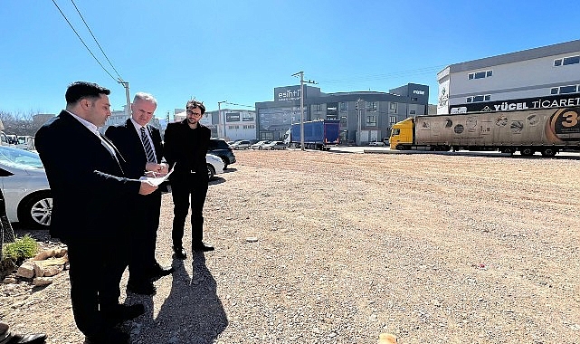 İnegöl Sanayi Bölgesinde 95 Araç Kapasiteli Otopark Projesi Başladı