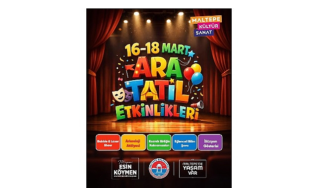 Maltepe’de Ara Tatilde Çocuklar İçin Kültür ve Eğlence Dolu Atölye Programı