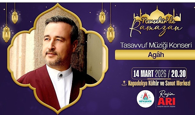 Nevşehir Belediyesi Ramazan Programında Agâh ile Tasavvuf Müziği Konseri