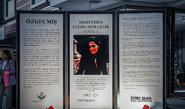 Torbalı’da Öğretmen Fatma Nur Çelik’in Adı Sokakta Yaşatılıyor
