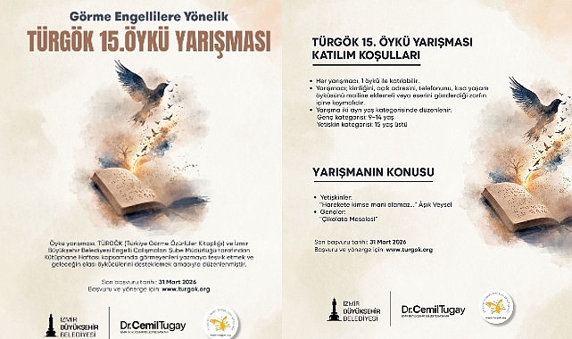 TÜRGÖK 15. Öykü Yarışması İzmir’de Kütüphane Haftasıyla Buluşuyor